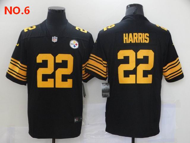 Men's Pittsburgh Steelers #22 Najee Harris Jersey NO.6;